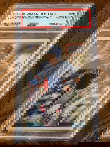 2019 Bowman Heritage Vladimir Guerrero Jr PSA 10