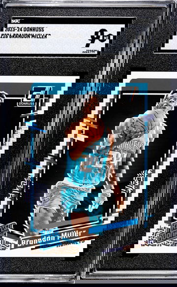 2023 Donruss Brandon Miller #226 RC SGC 9