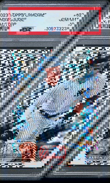 2023 Topps Chrome Aaron Judge Xfractor PSA 10