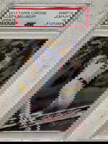2017 Topps Chrome Cody Bellinger Update PSA 10 Gem-Mint