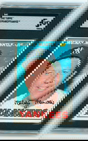 1967 Topps Mickey Mantle SGC 5