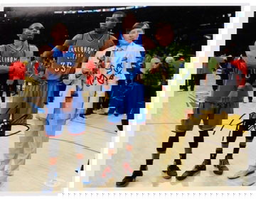 Kevin Durant & Craig Sager Signed Autographed Inscribed TNT 11x14 Photo JSA COA