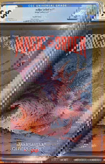 The Magic Order #1 CGC 9.8 Reed Pop Edition Mark Millar