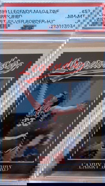 1991 Legends Magazine Larry Bird PSA 8