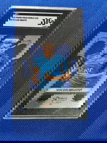 2018-19 Prizm World Cup Kylian Mbappe Rookie Card RC #80 SGC 10 GEM MT France