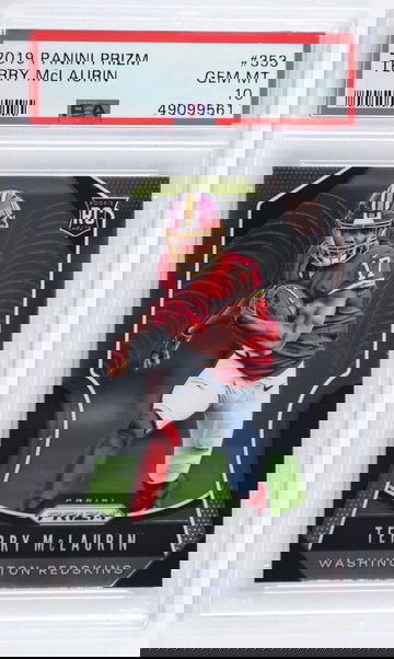 2019 Panini Prizm Terry McLaurin PSA 10 #353