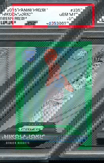 2015 Prizm Green Nikola Jokic RC PSA 10