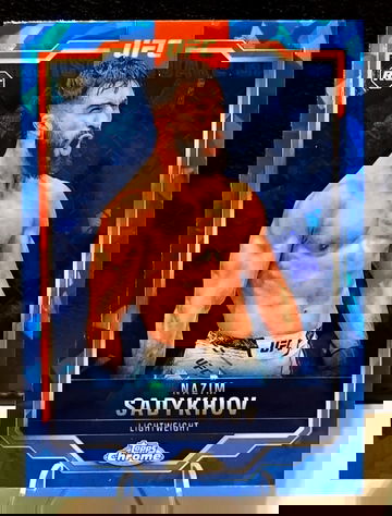 2025 TOPPS CHROME SAPPHIRE UFC  NAZIM SADYKHOV   RC ROOKIE  #157