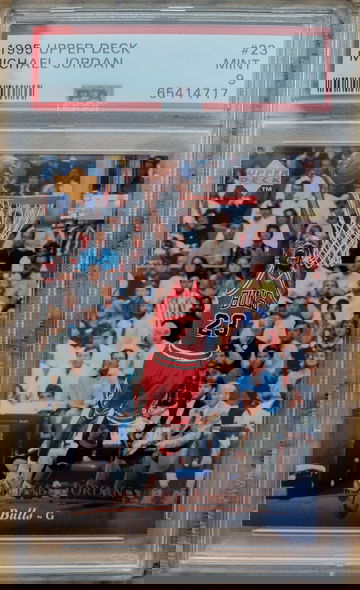 1995 Upper Deck Michael Jordan PSA 9