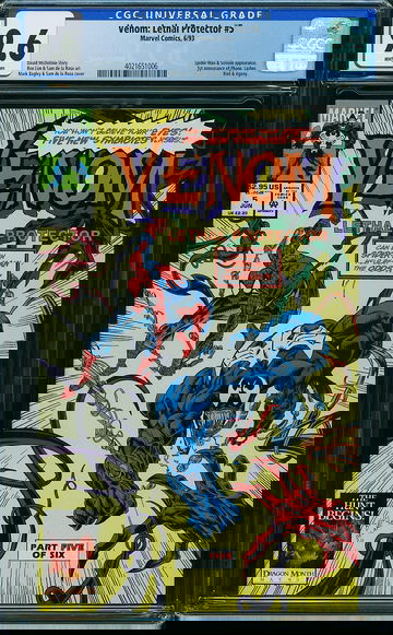 VENOM: LETHAL PROTECTOR #5, CGC 9.6 NM+