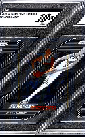 2022 Panini Prizm Monopoly Nikola Jokic #22 SGC 10