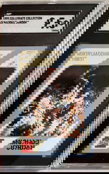 1989 COLLEGIATE COLLECTION #18 MICHAEL JORDAN MINT+ 