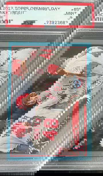 2012 Topps Mike Trout #85 Opening Day Blue 1571/2012 Pop 1 none higher