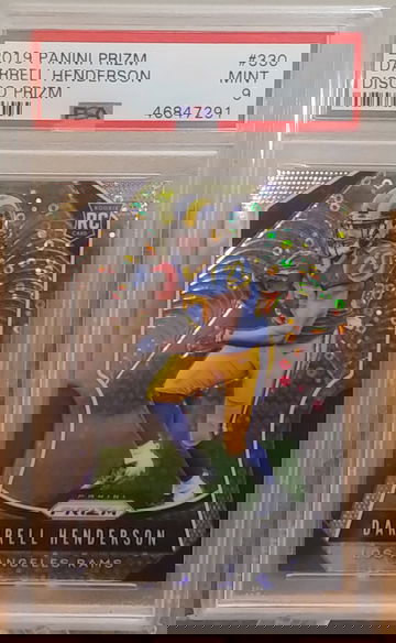 2019 Prizm Darrell Henderson DISCO RC PSA 9