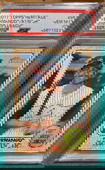 2017 Topps Heritage Minors FERNANDO TATIS JR - PSA 10