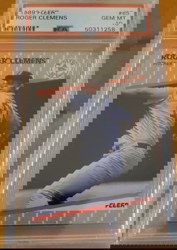 1989 Fleer Roger Clemens PSA 10