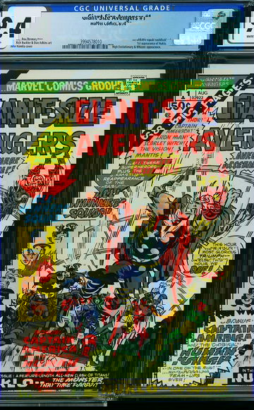 GIANT-SIZE AVENGERS #1, CGC 9.4 NM