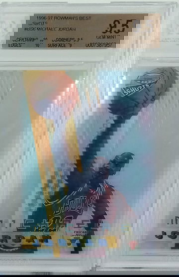 Michael Jordan 1996 Bowman's Best Shots BGS 9.5 Gem Mint