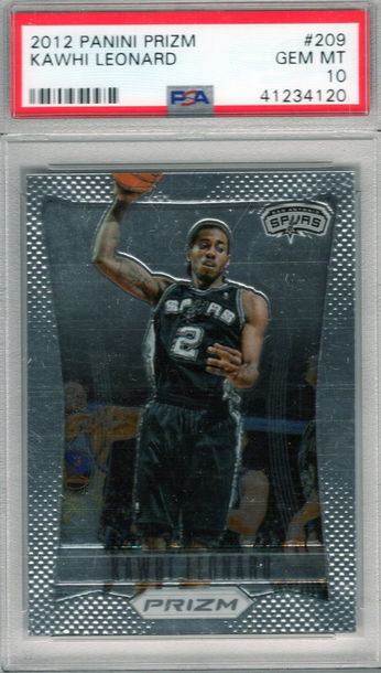 Kawhi Leonard 2012 Panini Prizm PSA 10