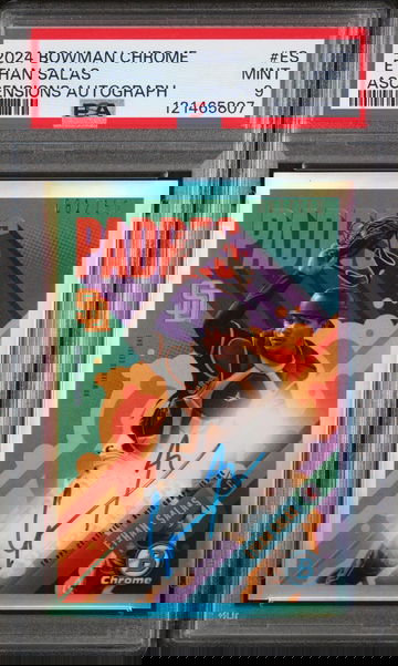 2024 Bowman Chrome Bowman Ascensions Ethan Salas #BAA-ES Auto /150 PSA 9