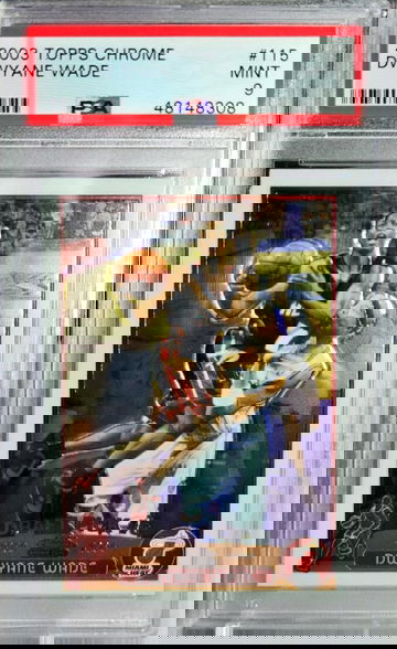 Dwyane Wade Topps Chrome PSA 9