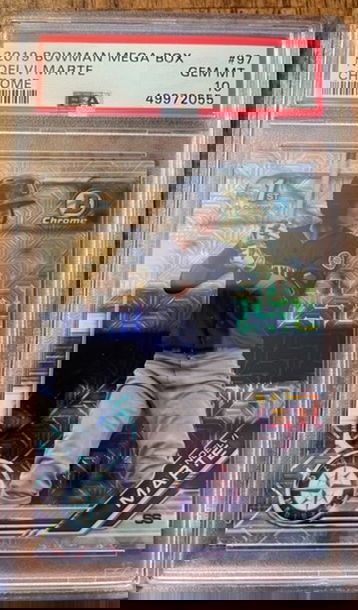 2019 Bowman Chrome Mega Box Noelvi Marte PSA 10