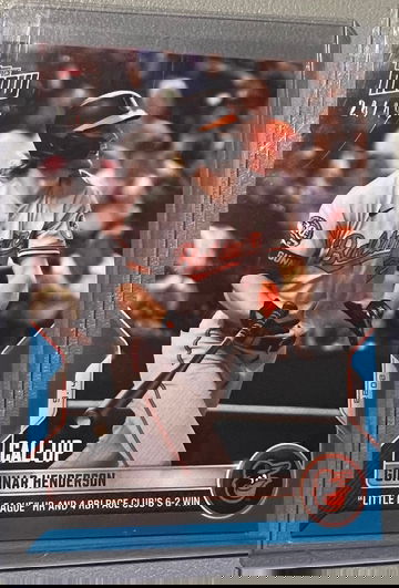 2022 Topps Now Call Up Gunnar Henderson 24/49 RC 