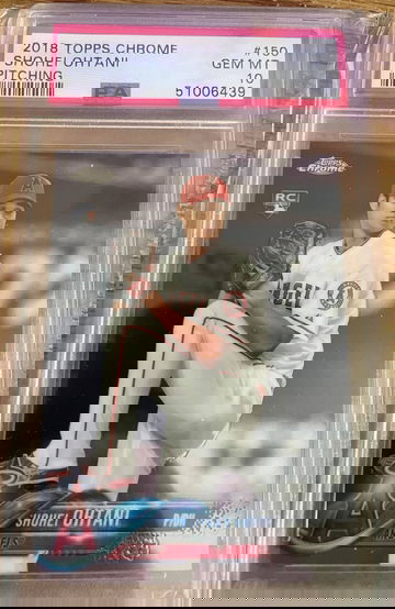 2018 Shohei Ohtani Topps Chrome 150 PSA 10 Pitching