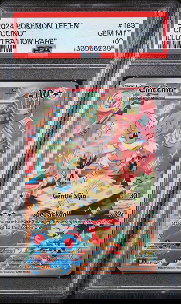 2024 Pokemon Temporal Forces Illustration Rare Cinccino #183 PSA 10