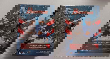 Lot of 2 2022 Bowman Baseball Blaster Boxes