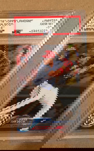 Juan Soto Topps Chrome Update Rookie PSA 10