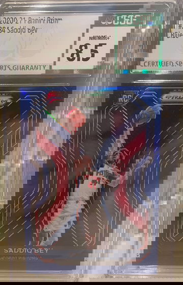 2020-21 PANINI PRIZM SADDIQ BEY BLUE /199 RC