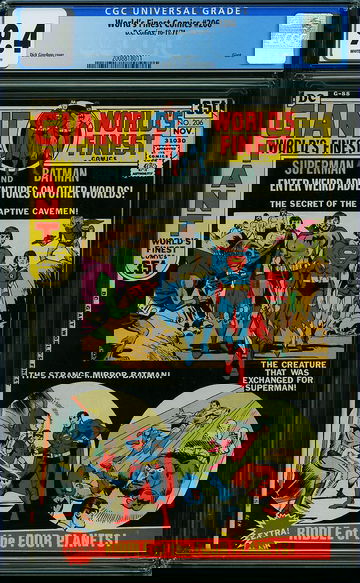 WORLD'S FINEST COMICS #206, CGC 9.4 NM