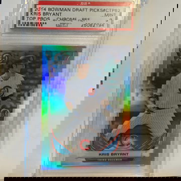 Kris Bryant 2014 Bowman Chrome Draft Refractor PSA 9