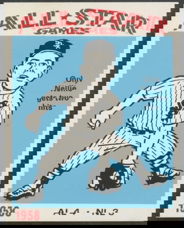 1974 Laughlin All-Star Games 1958 Nellie Fox Chicago White Sox