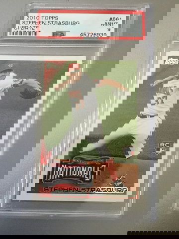 2010 Topps Stephen Strasburg PSA 9
