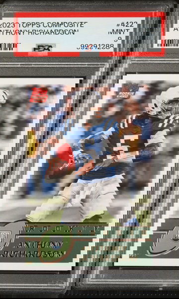 Anthony Richardson 2023 Topps Rookie NFL #422 Football Card PSA 9 Mint