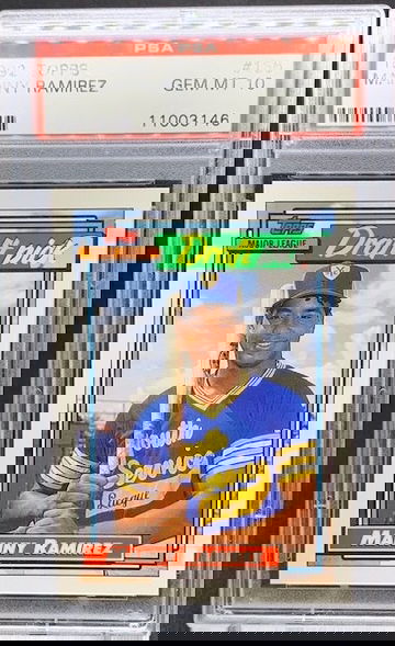 1992 TOPPS MANNY RAMIREZ PSA 10