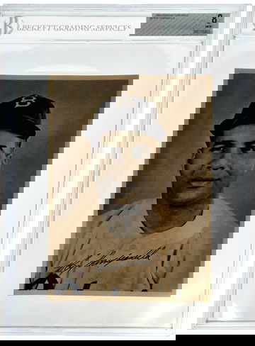 1949 Dodgers Team Issue Picture Pack ROY CAMPENELLA RC BGS 8 HIGHEST GRADED RARE