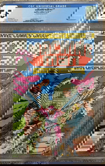 Machine Man # 7 - 1st Power Broker Curtiss Jackson, Kirby story & art.  Mark Jewelers Insert 