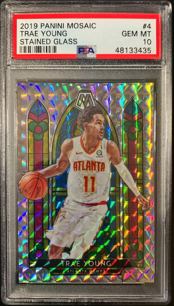 2019 Mosaic Stained Glass Trae Young - PSA 10