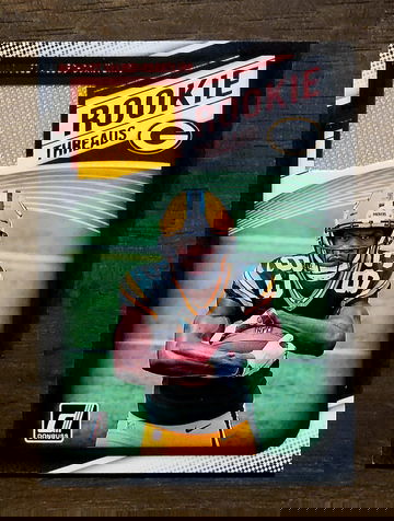 2018 MARQUEZ VALDES-SCANTLING Panini RARE YELLOW PANTS Patch RED FOIL Rookie Threads