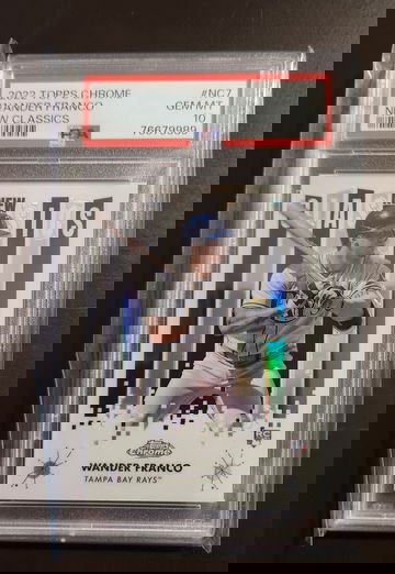 Wander Franco 2022 Topps Chrome New Classic Rookie Card RC PSA 10 Tampa Bay Rays