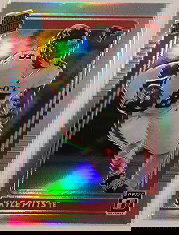 2021 Panini Donruss Football Kyle Pitts Silver Rated Rookie Optic Preview #P-260