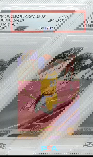 2019 Clearly Donruss Lebron James Holo Mosaic SSP 