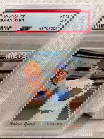 1970 Topps NOLAN RYAN #712 PSA 5 EXCELLENT