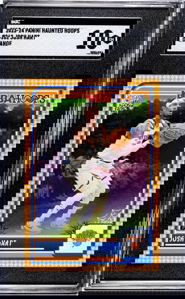 2023-24 Panini Haunted Hoops #262 Josh Hart Orange SGC 10