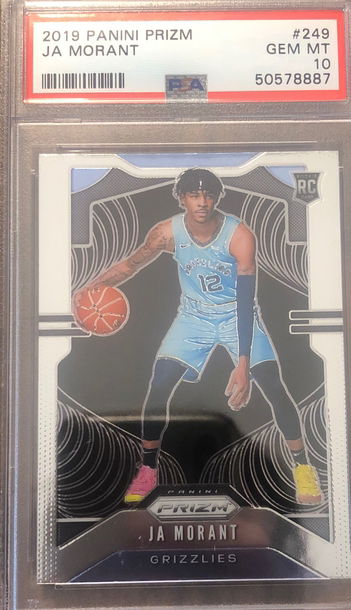 2019 Panini Prizm Ja Morant PSA 10 # 249