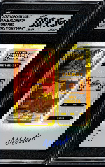 2022-23 Max Christie Contenders Auto - The Finals Ticket 34/49