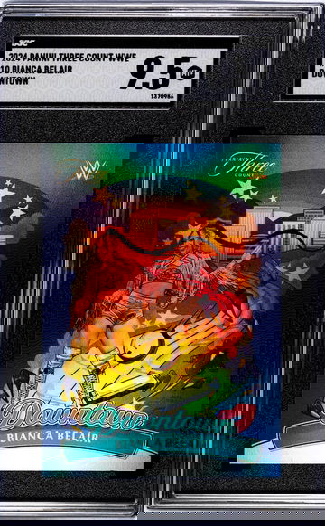 2024 Panini Three Count WWE Downtown Bianca Belair #10 SGC 9.5